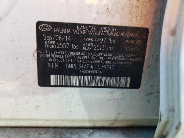 Photo 11 VIN: 5NPE34AF9FH079347 - HYUNDAI SONATA 