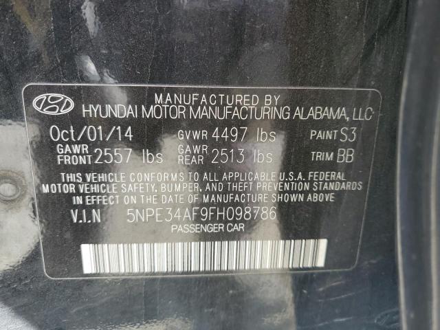 Photo 11 VIN: 5NPE34AF9FH098786 - HYUNDAI SONATA 