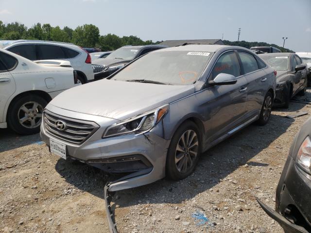 Photo 1 VIN: 5NPE34AF9FH102058 - HYUNDAI SONATA SPO 