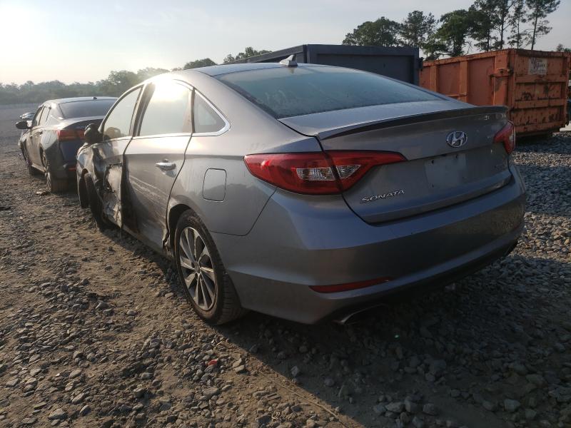 Photo 2 VIN: 5NPE34AF9FH110385 - HYUNDAI SONATA SPO 