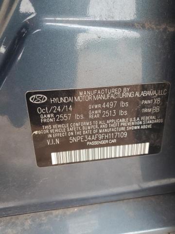 Photo 11 VIN: 5NPE34AF9FH117109 - HYUNDAI SONATA 