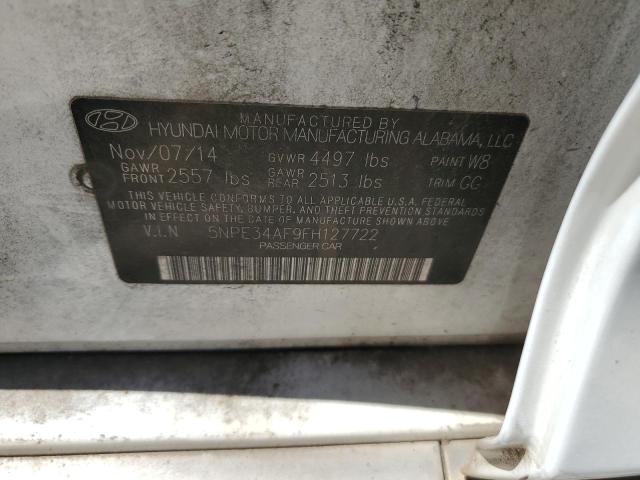 Photo 11 VIN: 5NPE34AF9FH127722 - HYUNDAI SONATA 