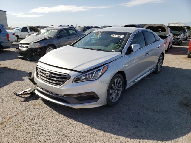 Photo 1 VIN: 5NPE34AF9FH129714 - HYUNDAI SONATA SPO 