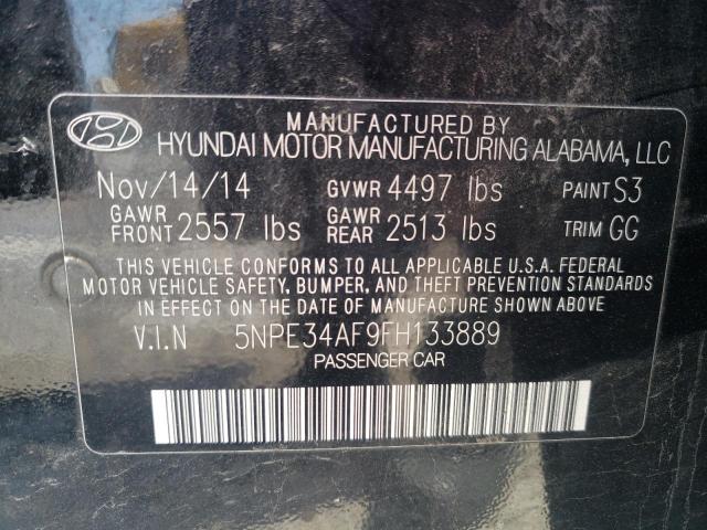 Photo 9 VIN: 5NPE34AF9FH133889 - HYUNDAI SONATA SPO 