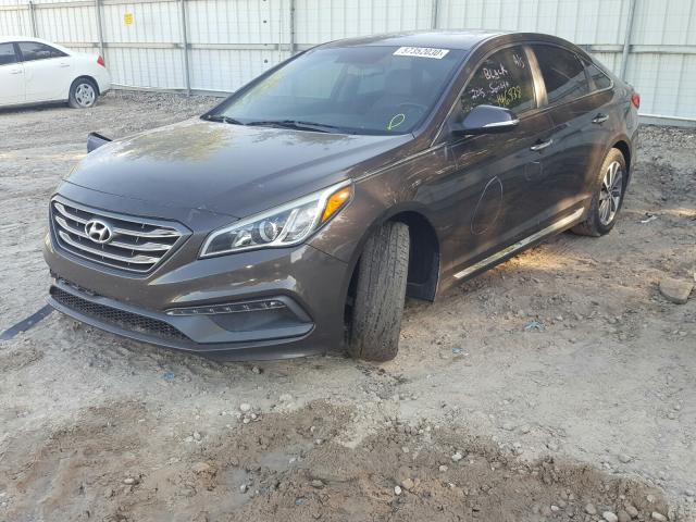 Photo 1 VIN: 5NPE34AF9FH148649 - HYUNDAI SONATA SPO 