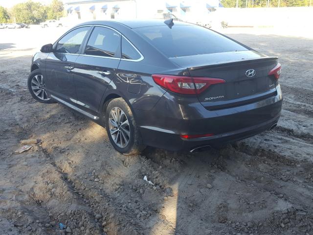 Photo 2 VIN: 5NPE34AF9FH148649 - HYUNDAI SONATA SPO 