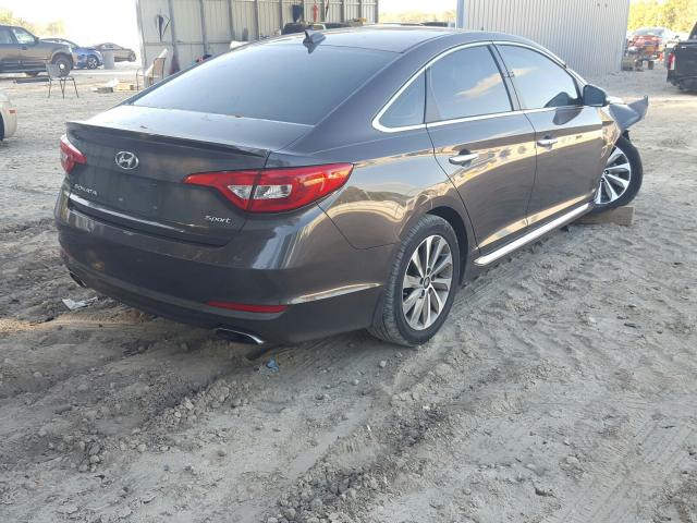 Photo 3 VIN: 5NPE34AF9FH148649 - HYUNDAI SONATA SPO 