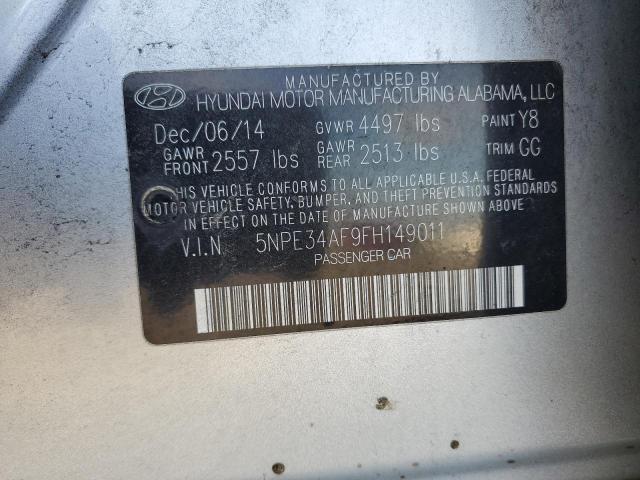 Photo 9 VIN: 5NPE34AF9FH149011 - HYUNDAI SONATA SPO 