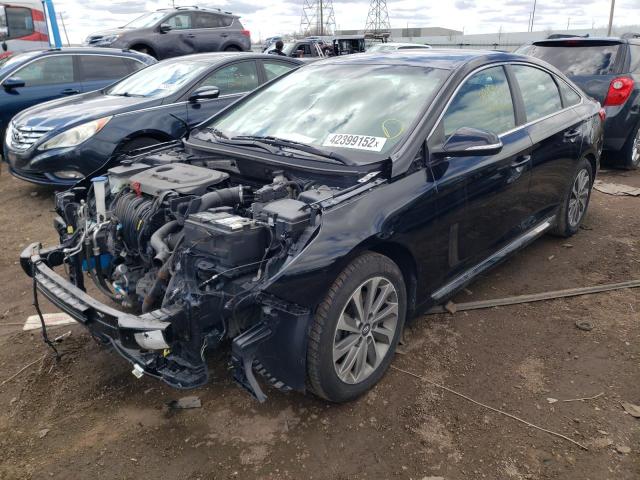 Photo 1 VIN: 5NPE34AF9FH161773 - HYUNDAI SONATA SPO 