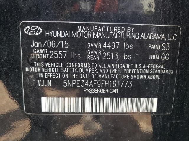 Photo 9 VIN: 5NPE34AF9FH161773 - HYUNDAI SONATA SPO 