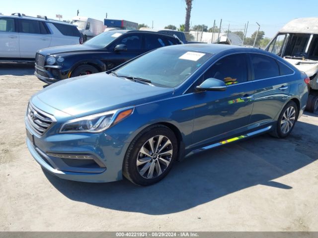 Photo 1 VIN: 5NPE34AF9FH166889 - HYUNDAI SONATA 