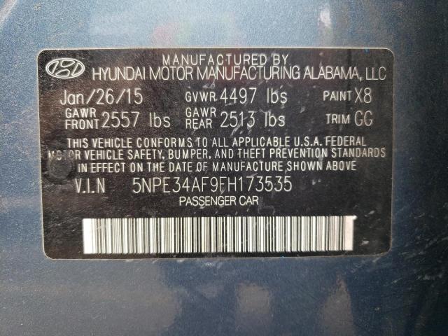 Photo 12 VIN: 5NPE34AF9FH173535 - HYUNDAI SONATA SPO 