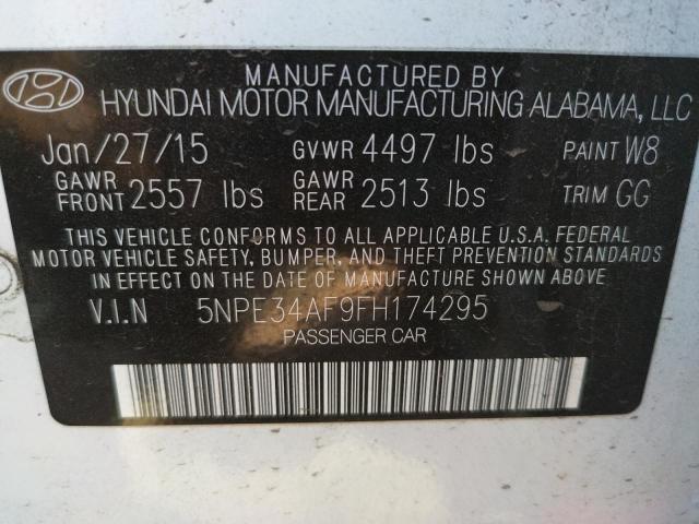 Photo 9 VIN: 5NPE34AF9FH174295 - HYUNDAI SONATA SPO 