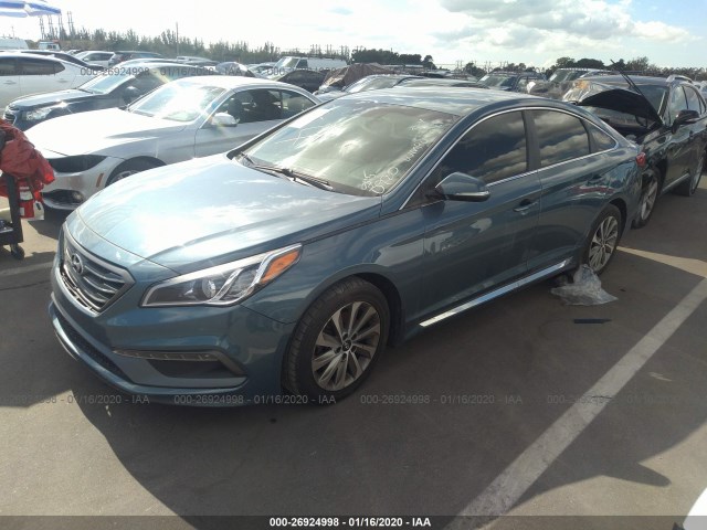 Photo 1 VIN: 5NPE34AF9FH190920 - HYUNDAI SONATA 