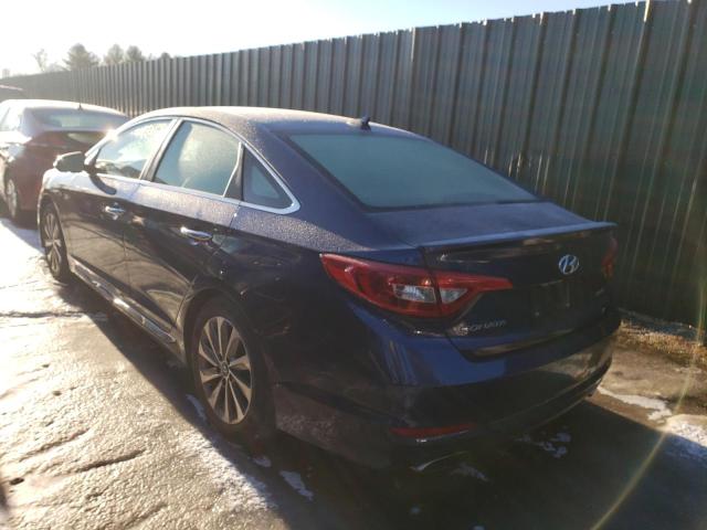 Photo 2 VIN: 5NPE34AF9FH217615 - HYUNDAI SONATA SPO 