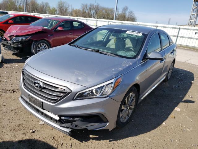 Photo 1 VIN: 5NPE34AF9FH230235 - HYUNDAI SONATA SPO 