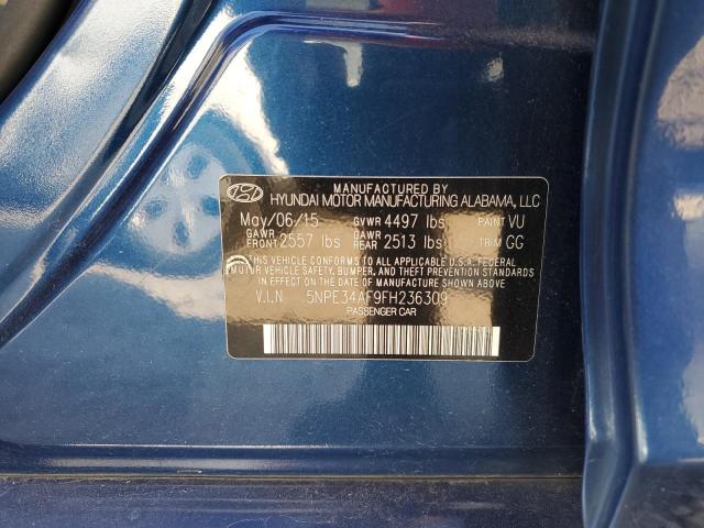 Photo 11 VIN: 5NPE34AF9FH236309 - HYUNDAI SONATA SPO 