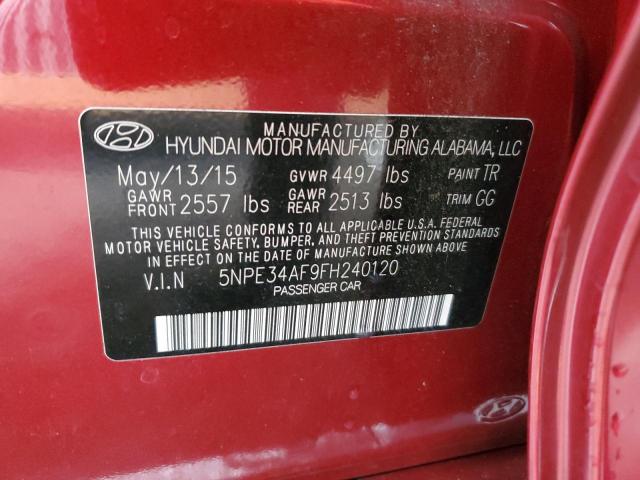 Photo 12 VIN: 5NPE34AF9FH240120 - HYUNDAI SONATA SPO 