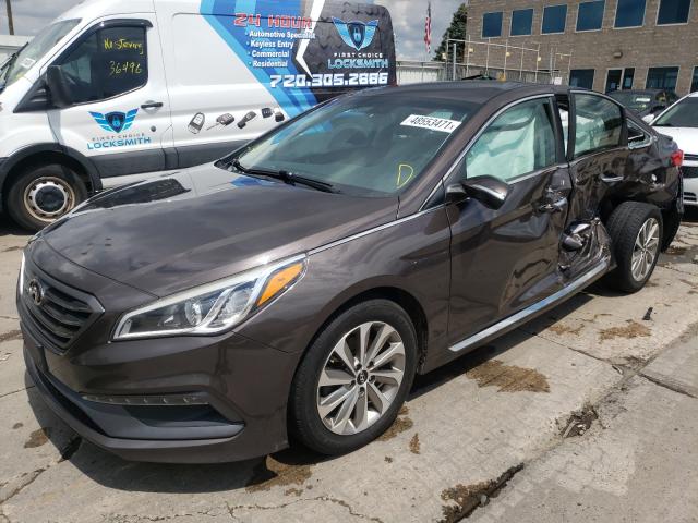 Photo 1 VIN: 5NPE34AF9FH243891 - HYUNDAI SONATA SPO 