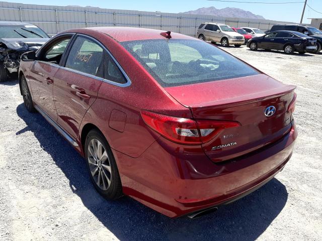 Photo 2 VIN: 5NPE34AF9FH249335 - HYUNDAI SONATA SPO 