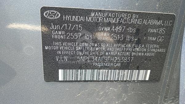 Photo 3 VIN: 5NPE34AF9FH253837 - HYUNDAI SONATA 