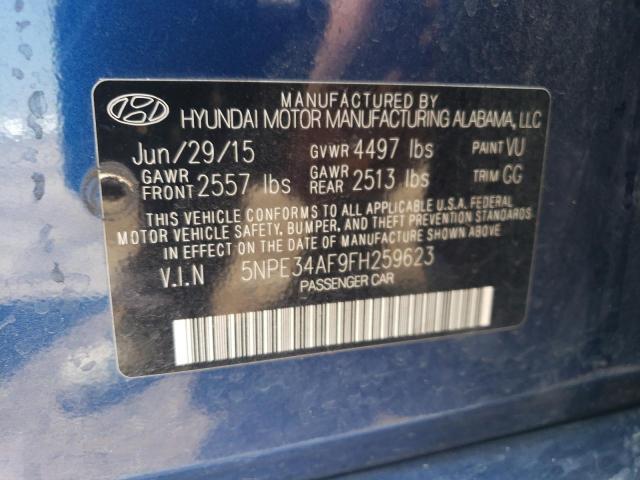 Photo 11 VIN: 5NPE34AF9FH259623 - HYUNDAI SONATA 