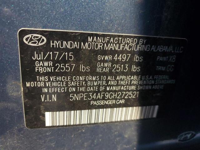 Photo 12 VIN: 5NPE34AF9GH272521 - HYUNDAI SONATA SPO 