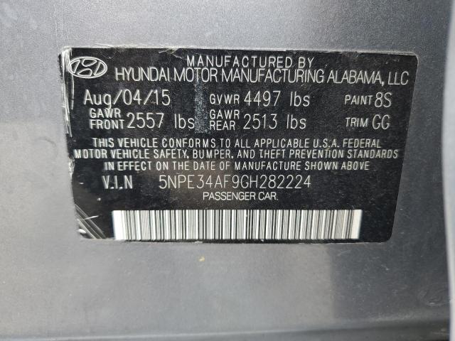 Photo 11 VIN: 5NPE34AF9GH282224 - HYUNDAI SONATA SPO 