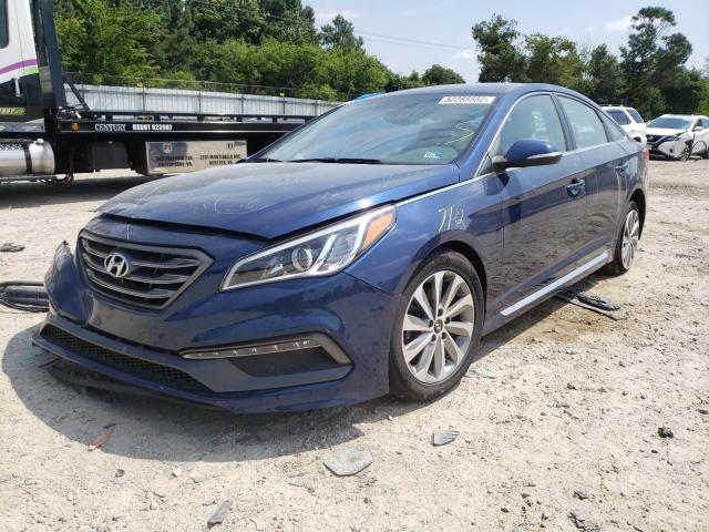 Photo 1 VIN: 5NPE34AF9GH287262 - HYUNDAI SONATA SPO 