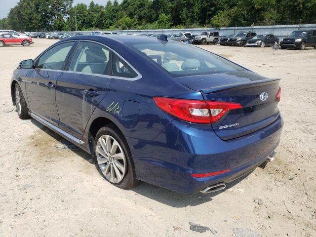 Photo 2 VIN: 5NPE34AF9GH287262 - HYUNDAI SONATA SPO 