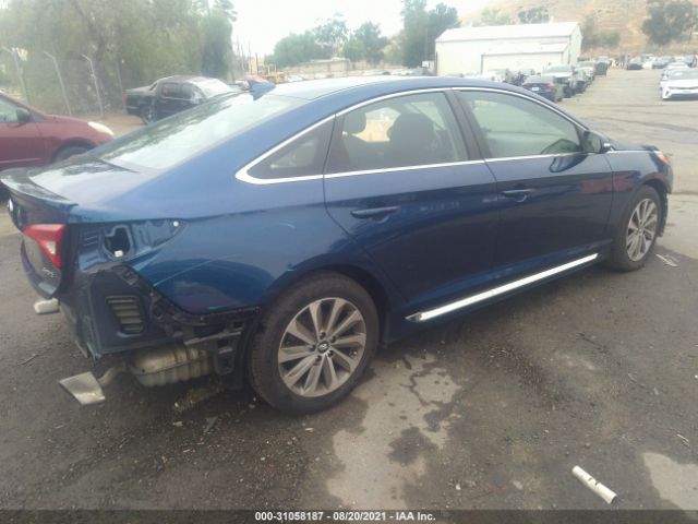 Photo 3 VIN: 5NPE34AF9GH296642 - HYUNDAI SONATA 