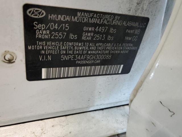 Photo 9 VIN: 5NPE34AF9GH300088 - HYUNDAI SONATA SPO 