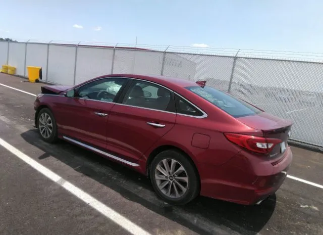 Photo 2 VIN: 5NPE34AF9GH307896 - HYUNDAI SONATA 