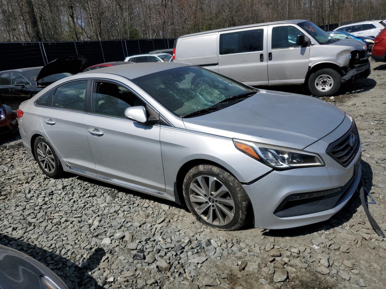 Photo 3 VIN: 5NPE34AF9GH312452 - HYUNDAI SONATA 