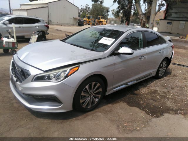 Photo 1 VIN: 5NPE34AF9GH323757 - HYUNDAI SONATA 