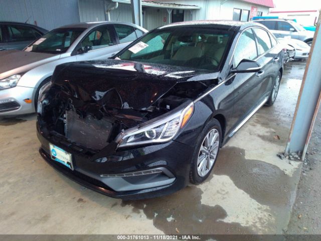 Photo 1 VIN: 5NPE34AF9GH328439 - HYUNDAI SONATA 