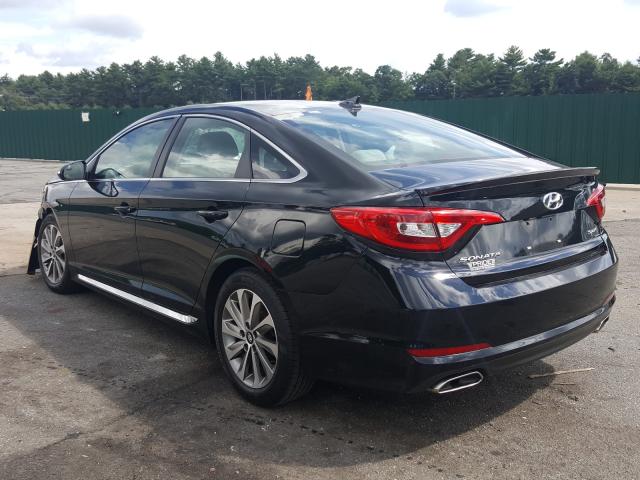 Photo 2 VIN: 5NPE34AF9GH331664 - HYUNDAI SONATA SPO 