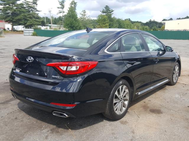 Photo 3 VIN: 5NPE34AF9GH331664 - HYUNDAI SONATA SPO 