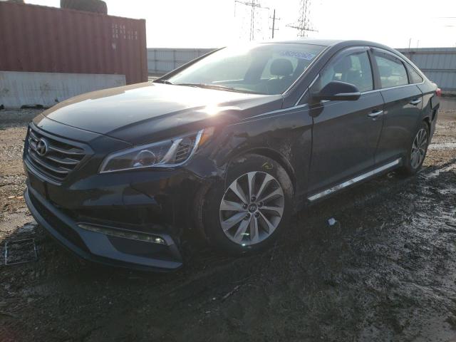 Photo 1 VIN: 5NPE34AF9GH337626 - HYUNDAI SONATA SPO 