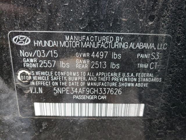 Photo 9 VIN: 5NPE34AF9GH337626 - HYUNDAI SONATA SPO 