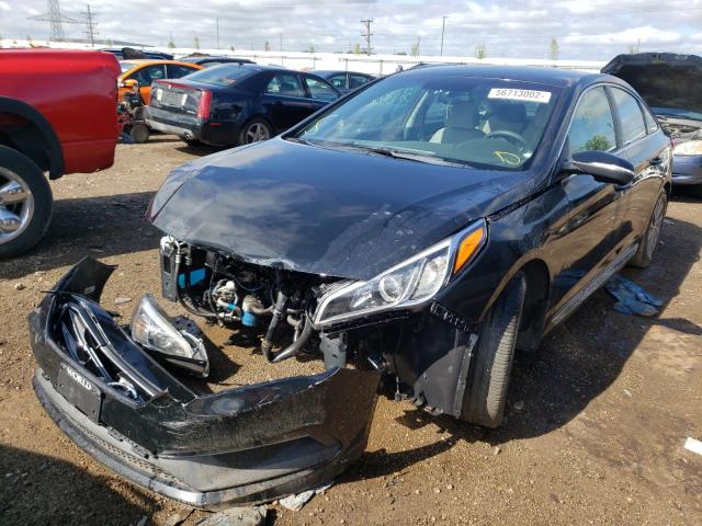 Photo 1 VIN: 5NPE34AF9GH371582 - HYUNDAI SONATA SPO 