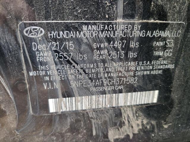 Photo 9 VIN: 5NPE34AF9GH371582 - HYUNDAI SONATA SPO 