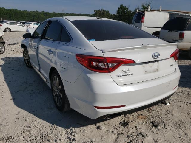 Photo 2 VIN: 5NPE34AF9GH380623 - HYUNDAI SONATA SPO 