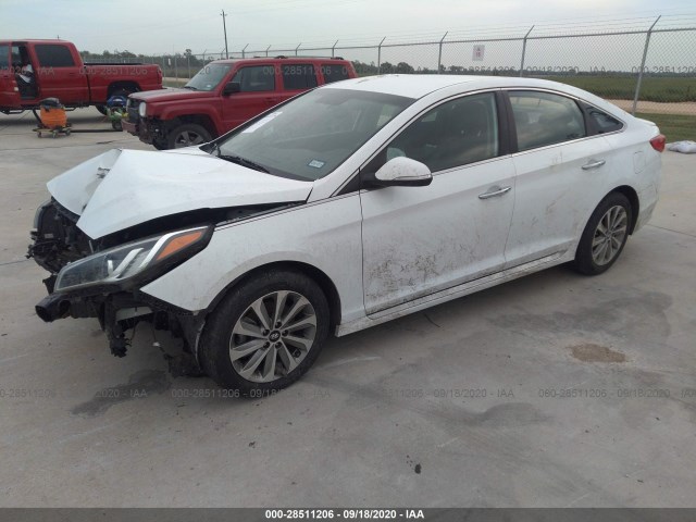 Photo 1 VIN: 5NPE34AF9GH390598 - HYUNDAI SONATA 