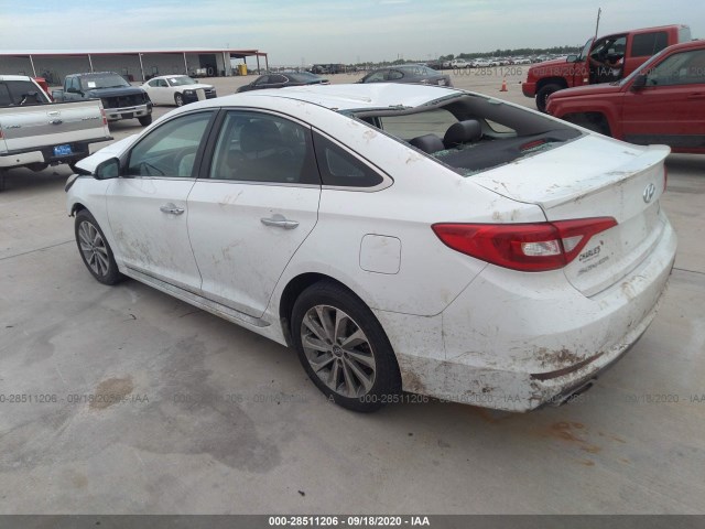 Photo 2 VIN: 5NPE34AF9GH390598 - HYUNDAI SONATA 