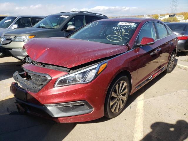 Photo 1 VIN: 5NPE34AF9GH390729 - HYUNDAI SONATA SPO 