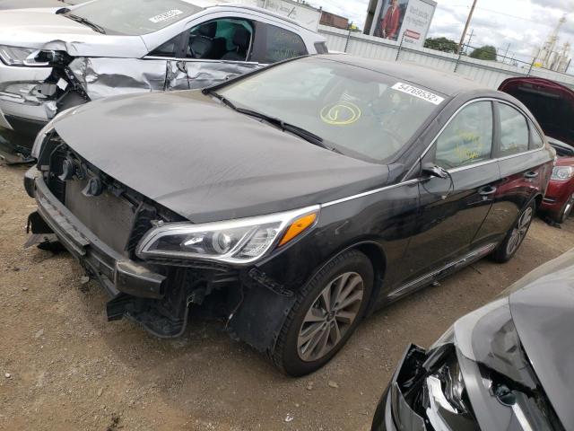 Photo 1 VIN: 5NPE34AF9GH391007 - HYUNDAI SONATA SPO 