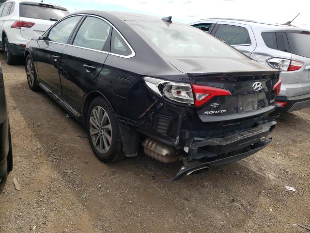 Photo 2 VIN: 5NPE34AF9GH391007 - HYUNDAI SONATA SPO 