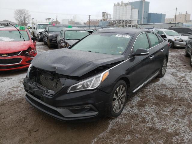 Photo 1 VIN: 5NPE34AF9GH391234 - HYUNDAI SONATA SPO 