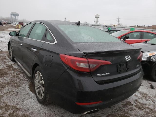 Photo 2 VIN: 5NPE34AF9GH391234 - HYUNDAI SONATA SPO 